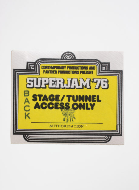 Superjam concert ticket.