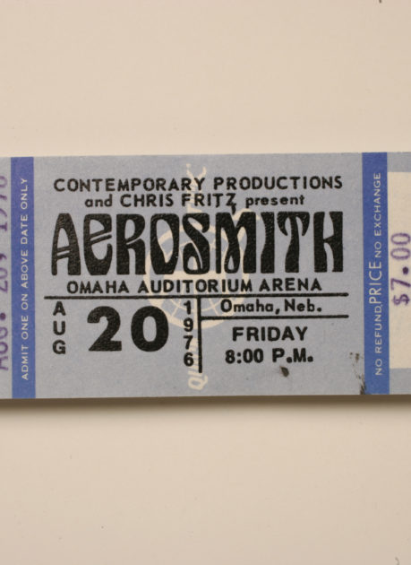 Aerosmith Concert Ticket.